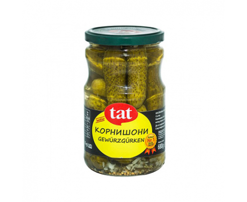 Корнишони Тат 680г Корнишони Тат 680г
