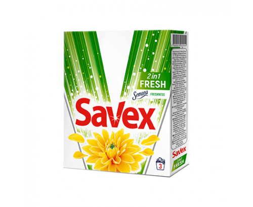 Прах за пране Савекс Активатор 320г Фреш Прах за пране Савекс Активатор 320г Фреш