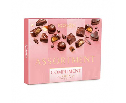 Шоколадови бонбони Рошен 145г 20бр Комплимент Шоколадови бонбони Рошен 145г 20бр Комплимент