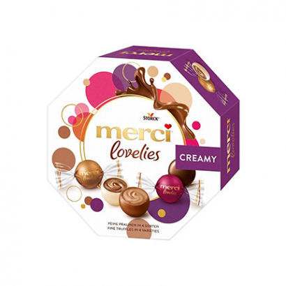 Шоколадови бонбони Мерси Ловлис 185г Крийми 15бр