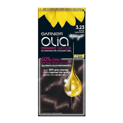Боя за коса Гарние Олиа 3.23 Черен шоколад