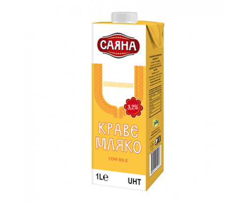 Прясно мляко Саяна 3,2% 1л УХТ Прясно мляко Саяна 3,2% 1л УХТ