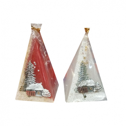 Коледна свещ пирамида