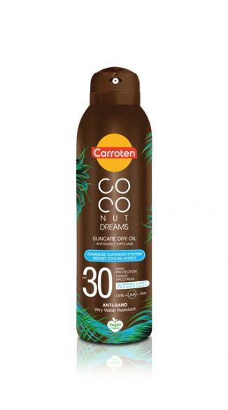 Плажно спрей олио Каротен 150мл Кокос SPF30