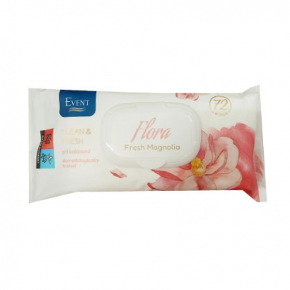 Влажни кърпи Евент Фреш 72бр Магнолия