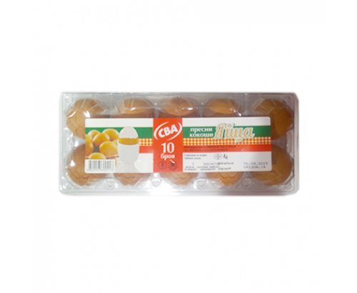 Яйца СВА 10бр М Яйца СВА 10бр М