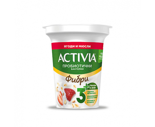 Активиа Плодова 280г Мюсли с ягода Активиа Плодова 280г Мюсли с ягода