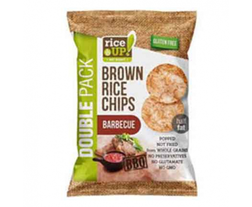 Чипс от кафяв пълнозърнест ориз Райс Ъп 120г Барбекю Чипс от кафяв пълнозърнест ориз Райс Ъп 120г Барбекю