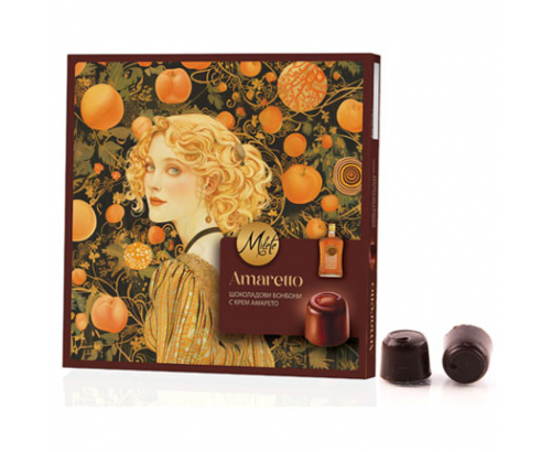 Шоколадови бонбони Милете Амарето 125г Шоколадови бонбони Милете Амарето 125г