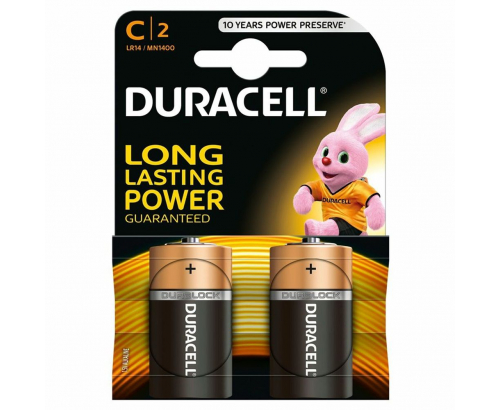 Алкални батерии Дюрасел 2бр C Алкални батерии Дюрасел 2бр C