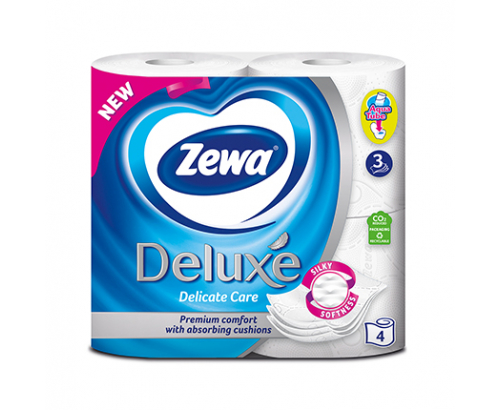 Тоалетна хартия Цева 4бр Деликатна грижа Тоалетна хартия Цева 4бр Деликатна грижа