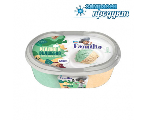 Сладолед Фамилия 345г Мента и вафла Сладолед Фамилия 345г Мента и вафла