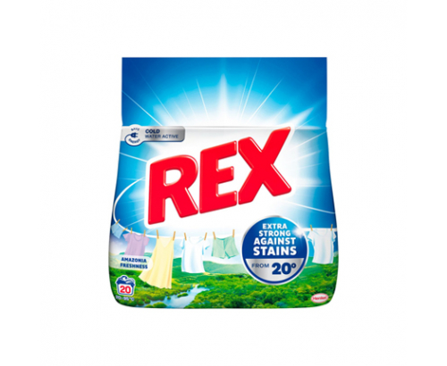 Прах за пране Рекс 1,1кг Амазония Фрешнес Прах за пране Рекс 1,1кг Амазония Фрешнес