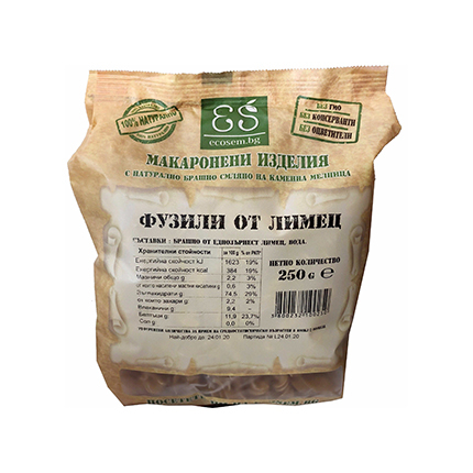 Макарони от лимец Екосем 250г Фусили