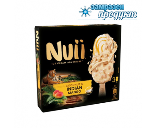 Сладолед Нуи 3х90мл Кокос и манго Сладолед Нуи 3х90мл Кокос и манго