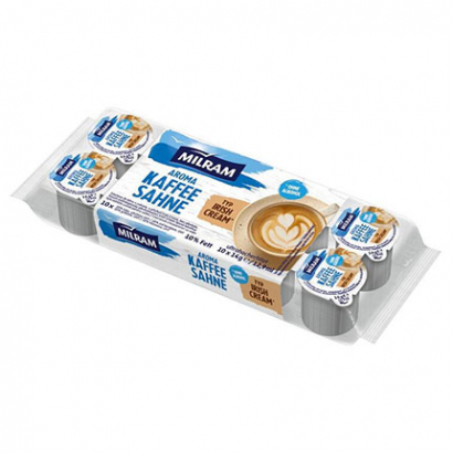 Ароматизирана сметана за кафе Милрам 10х14г Айриш крем