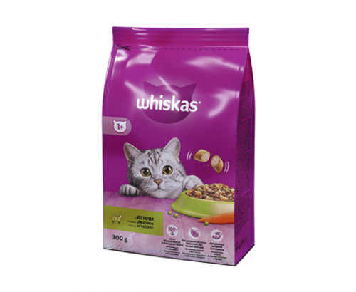 Храна за котки Уискас 300г Суха Агнешко Храна за котки Уискас 300г Суха Агнешко