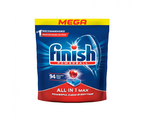 Таблетки за съдомиялна Финиш Всичко в едно Макс 94бр Таблетки за съдомиялна Финиш Всичко в едно Макс 94бр