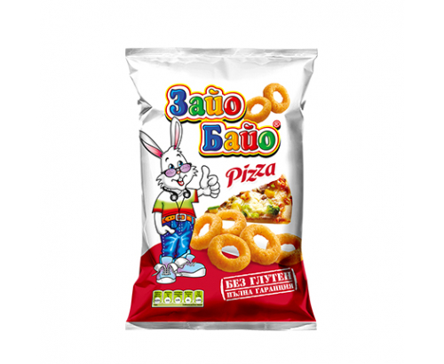 Пшенични пръчици Зайо Байо 55г Пица Пшенични пръчици Зайо Байо 55г Пица