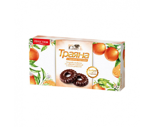 Бисквити Траяна 160г Портокалови корички Бисквити Траяна 160г Портокалови корички