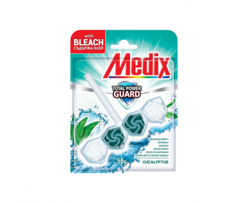 Ароматизатор за тоалетна Медикс 55г Евкалипт Ароматизатор за тоалетна Медикс 55г Евкалипт