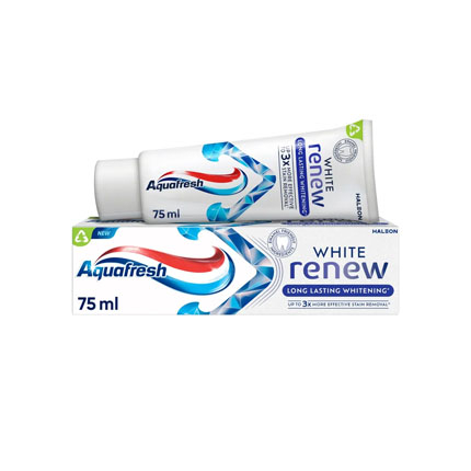 Паста за зъби Аквафреш 75мл Уайт Реню Лонг ластинг