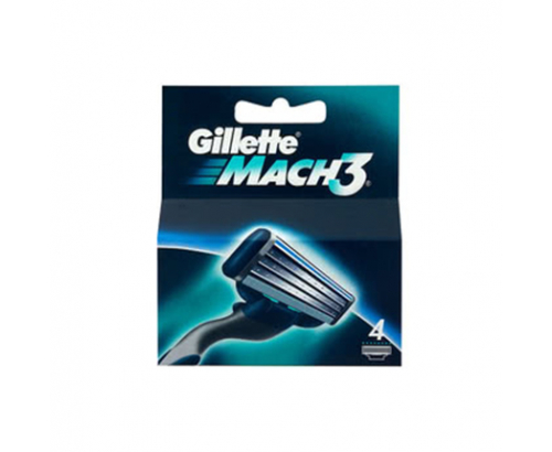 Ножчета за самобръсначка Жилет Мак 3 4бр Ножчета за самобръсначка Жилет Мак 3 4бр