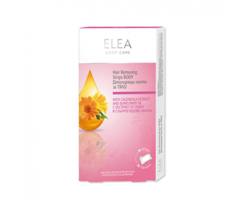 Депилиращи ленти Елеа 20бр За тяло Депилиращи ленти Елеа 20бр За тяло
