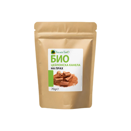 Био цейлонска канела 70г на прах Био цейлонска канела 70г на прах