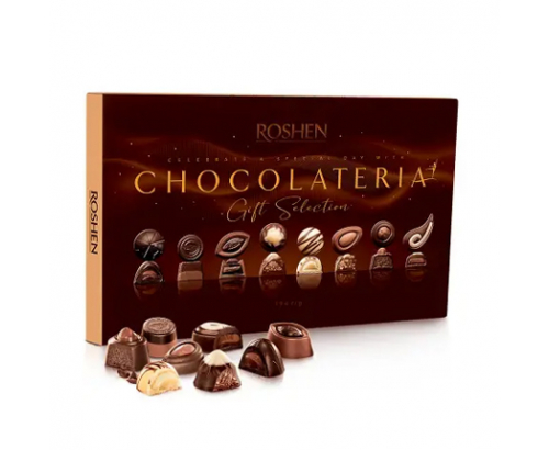 Шоколадови бонбони Рошен 194г 24бр Шоколатерия Шоколадови бонбони Рошен 194г 24бр Шоколатерия