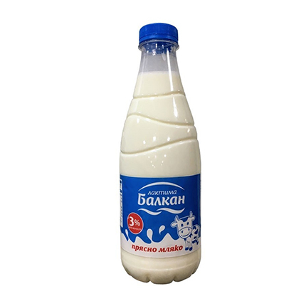Прясно мляко Балкан 3% 1л