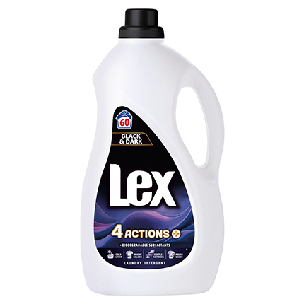 Гел за пране Лекс 3л Черни и тъмни дрехи