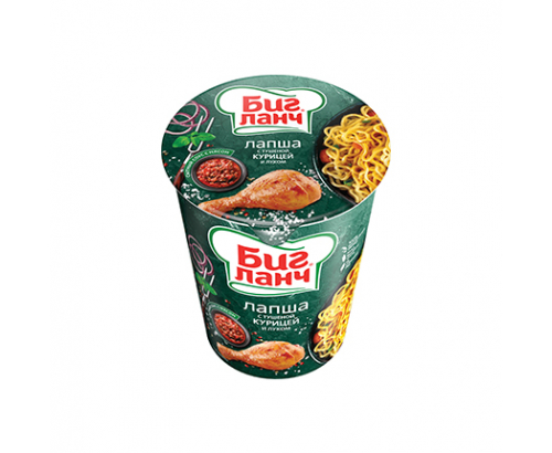 Инстантни спагети Биг Ланч 65г Пиле и лук Инстантни спагети Биг Ланч 65г Пиле и лук