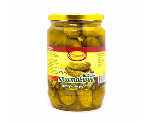 Кисели краставички Кръстев 680г Кисели краставички Кръстев 680г