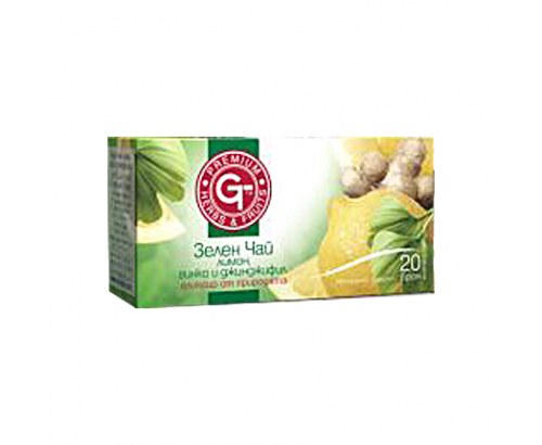 Чай Премиум 20бр Лимон, гинко и джинджифил Чай Премиум 20бр Лимон, гинко и джинджифил