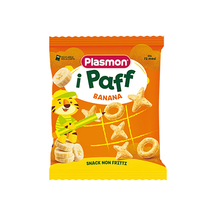 Хрупанки Пласмон Паф 15г 12М+ Банан