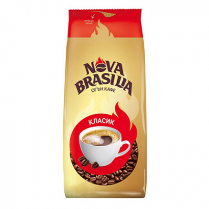 Кафе на зърна Нова Бразилия 900г Класик
