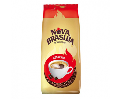 Кафе на зърна Нова Бразилия 900г Класик Кафе на зърна Нова Бразилия 900г Класик