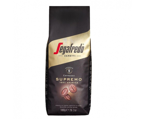 Кафе на зърна Сегафредо 1кг Супремо 100% Арабика Кафе на зърна Сегафредо 1кг Супремо 100% Арабика