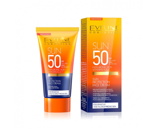 Слънцезащитен крем за лице Евелин Амейзинг SPF50 50мл Слънцезащитен крем за лице Евелин Амейзинг SPF50 50мл
