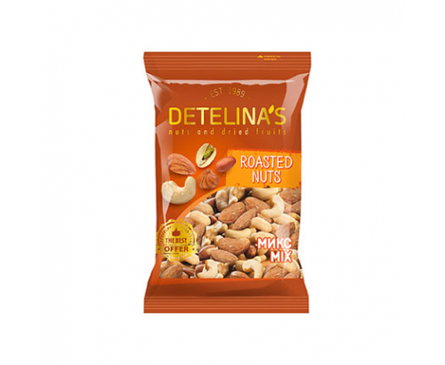 Печен микс с шам фъстък Детелина 250г Печен микс с шам фъстък Детелина 250г