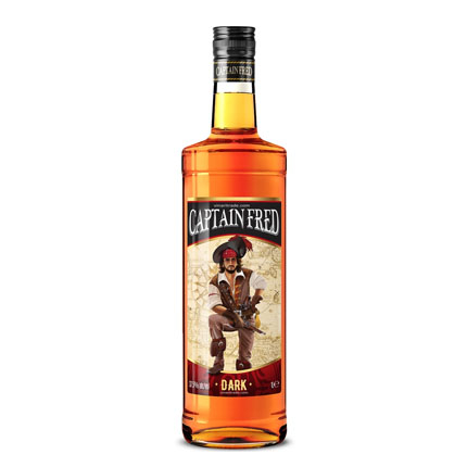 Спиртна напитка Капитан Фред 1л Тъмен
