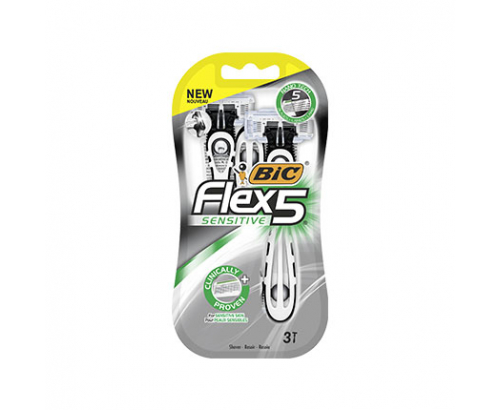 Еднократна самобръсначка Бик Флекс 5 Сензитив Еднократна самобръсначка Бик Флекс 5 Сензитив