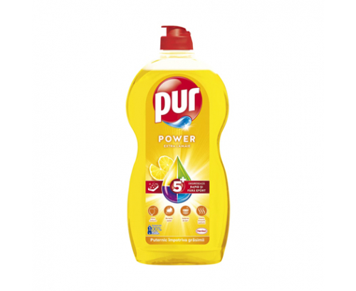 Препарат за съдове Пур 1,2л Лимон Препарат за съдове Пур 1,2л Лимон