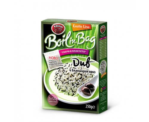 Ориз Крина 250г Див и Бланширан в торбичка Ориз Крина 250г Див и Бланширан в торбичка