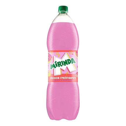 Газирана напитка Миринда 2л Розов грейпфрут
