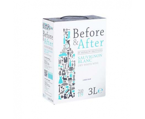 Вино Бифор Енд Афтър 3л Совиньон Блан Вино Бифор Енд Афтър 3л Совиньон Блан