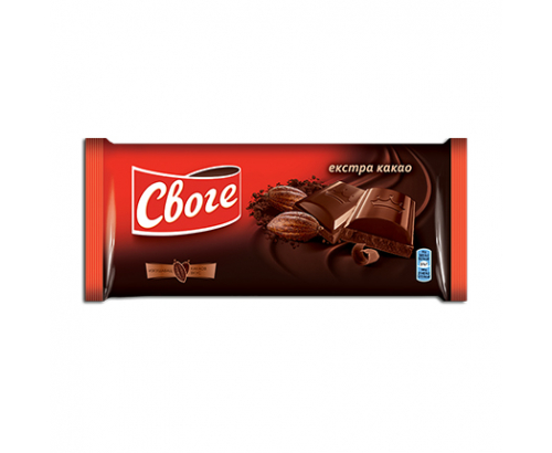 Шоколад Своге 90г Натурален Шоколад Своге 90г Натурален