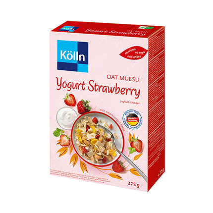Мюсли Кьолн 375г Традиционно с йогурт, ягоди и овес