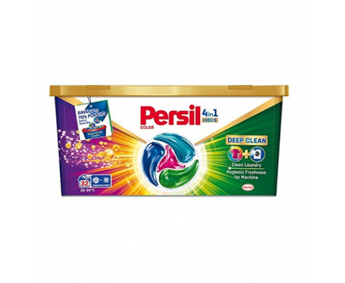 Гел капсули Персил 32 пранета Цветно Гел капсули Персил 32 пранета Цветно